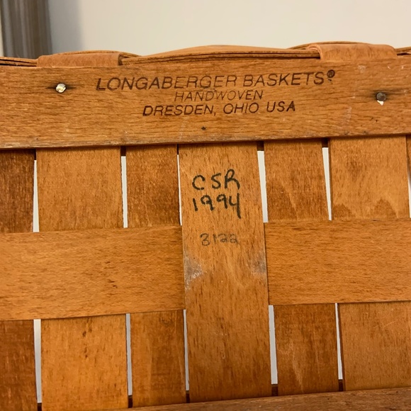 Vintage Longaberger 1994 Mother's Day 8" Small Basket - Picture 10 of 12